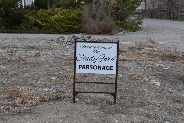 Cindy Ford Parsonage Sign