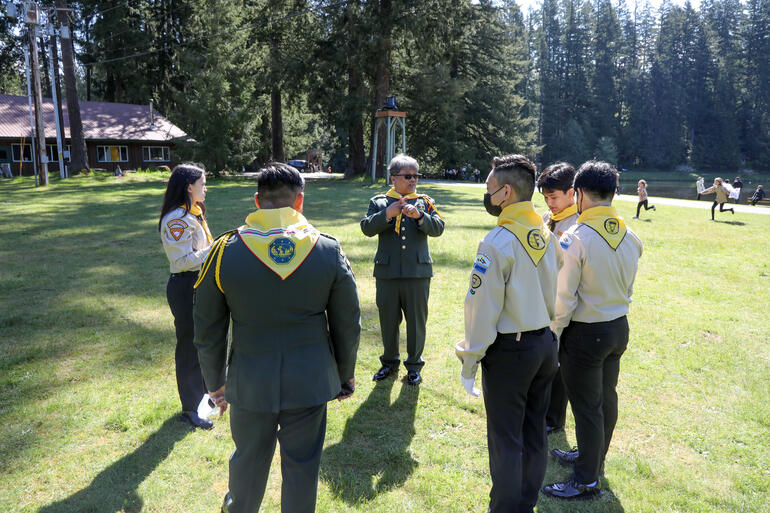 Color Guard Preparation