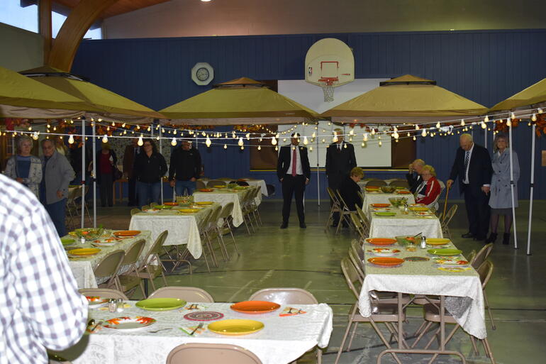 Baker City members prepared a beautiful reception.