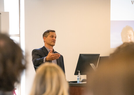 Photo of Alex Bryan teaching