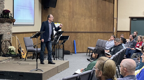 David Jamieson presents at Vertical retreat
