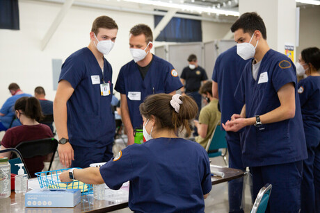 Nursing students gain experience