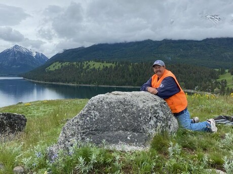Ed Winter at the Prayer Rock