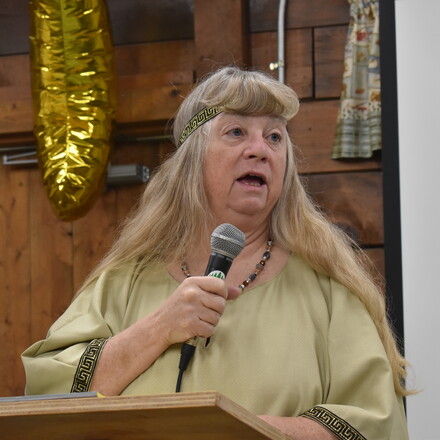 Hannah (Joyce Biggs) shares her story.